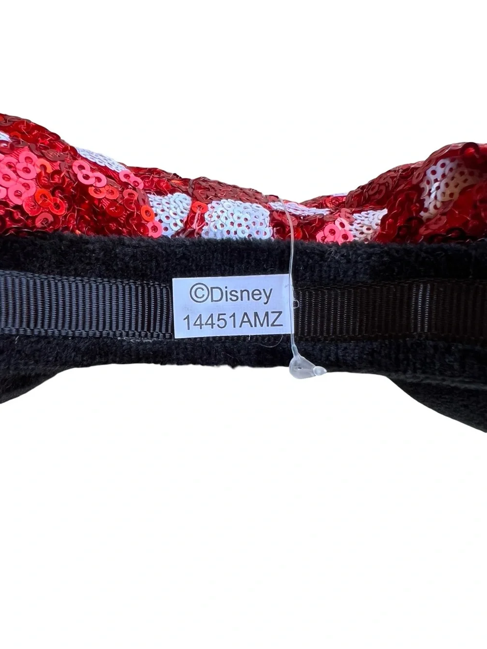 DISNEY Mickey Minnie Mouse Ears Headband Sequins Rhinestones Adult Classic Bow